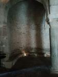Bóveda recortada de la época románica